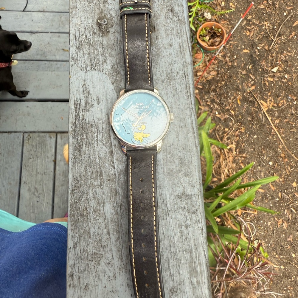 Coach Watch, “Peanuts” Collection, with Woodstock on the Face